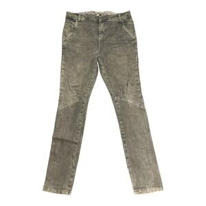 Diesel Jeans Mens 32 Grey Slim Fit Moto Paneled Articulated Denim Pants